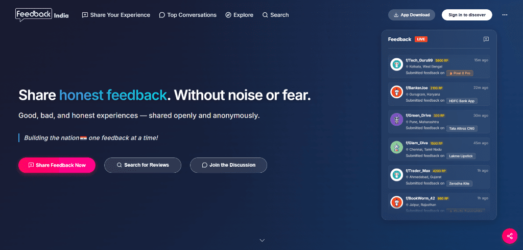 Feedback India